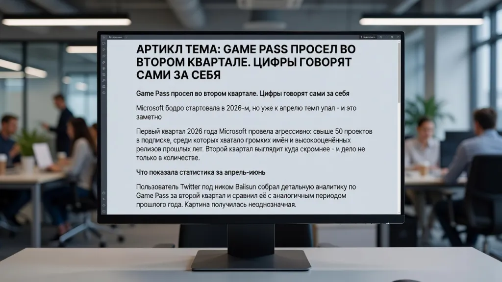 Game Pass просел во втором квартале. Цифры говорят сами за себя