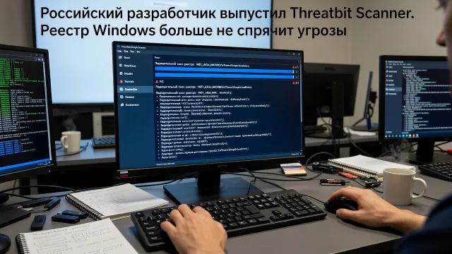 Российский разработчик выпустил Threatbit Scanner. Реестр Windows больше не спрячет угрозы
