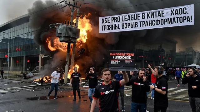 XSE Pro League в Китае - хаос. Трояны, взрыв трансформатора!