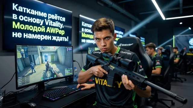 Катканме рвётся в основу Vitality. Молодой AWPер не намерен ждать!